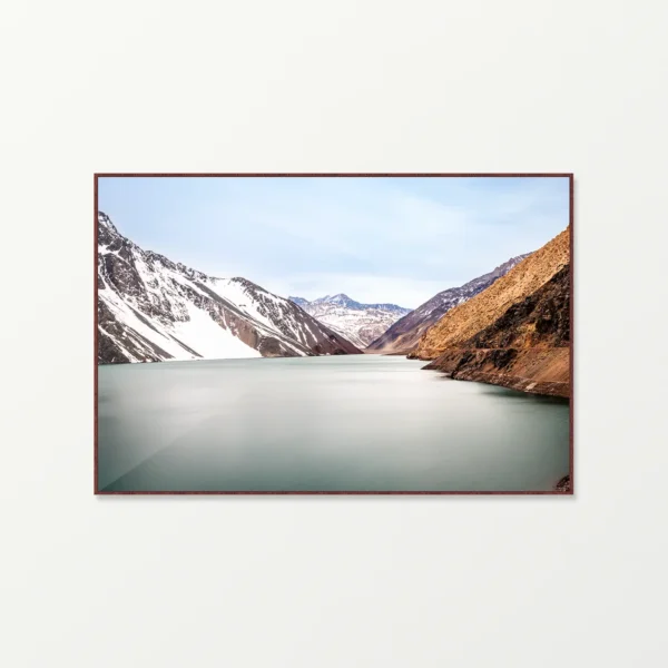 Quadro Fine Art - A Tranquilidade Majestosa de Cajón del Maipo